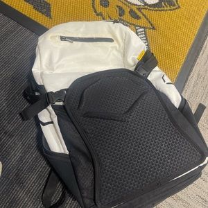 white and black evosheild bat bag